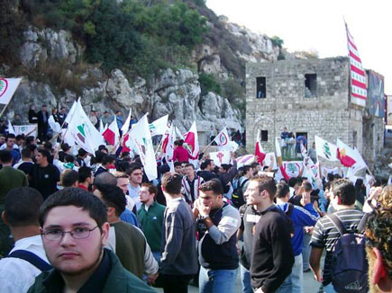 Demonstration against Syrians